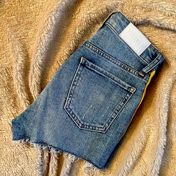 PISTOLA Winston High Rise Jean Shorts - Picture 9 of 10